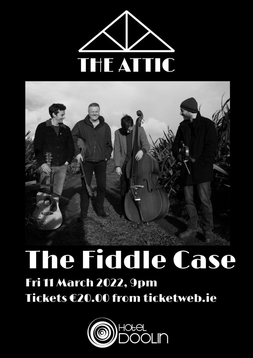 case_fiddle's tweet photo. @case_fiddle are launching our new album Ar Luail on Friday 11th March in @HotelDoolin  in The Attic. Tickets from https://t.co/Ew3w8iwq5E #thefiddlecase #albumlaunch #livemusic #wherewouldyagetit https://t.co/qskiLmInXn