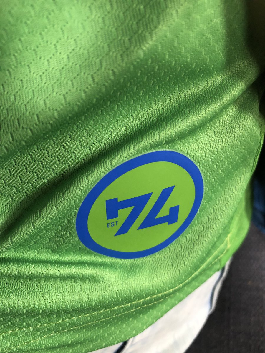 SSFCFOTY15's tweet image. Has anyone noticed yet on the new @sounders home kit the jock tag reads 74 upside down and right side up? #EBFG #Sounders