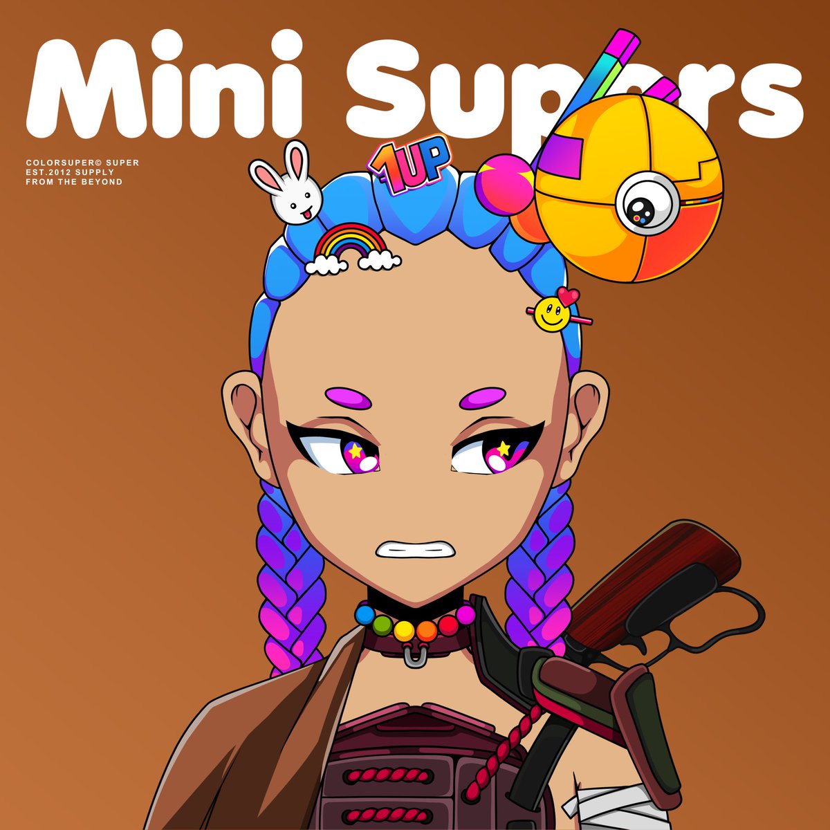 Colorsuper's tweet photo. RIDE OR DIE 🐰❌😤👿💀🥰💋

What 1 thing couldn’t you live without?! 🤷🏽‍♀️

3 WL spots for @minisupersnft 😧

1️⃣ Like 
2️⃣ Retweet
3️⃣ Tag 3 friends 

Winners announced in 24 hrs! 
Good luck ✨ https://t.co/AjfvtQyqjK