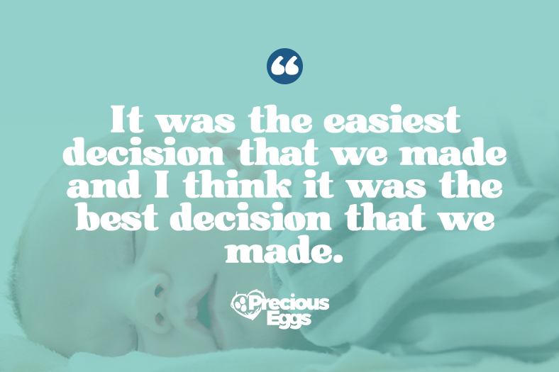 There are so many decisions that intended parents make on their #IVFjourney using donor eggs. We are thankful that choosing PreciousEggs was the easiest decision for this family. ❤️ #TestimonialThursday #donoregg #IVF #infertility #ThankfulThursday