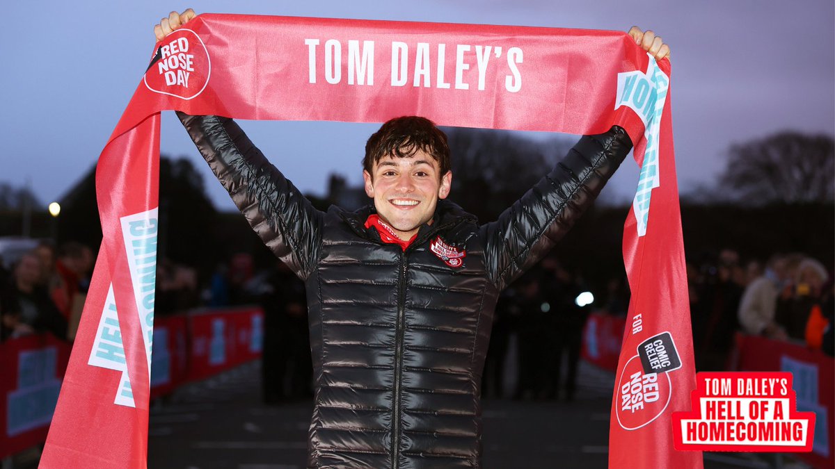 👏 @TomDaley1994 👏 Four days done. 290 miles of rowing, swimming, cycling and running. From London to Plymouth. In the cold, wet and windy weather. All to raise money to help change lives. A huge congratulations. And the biggest thank you. #TomDaleyHomecoming