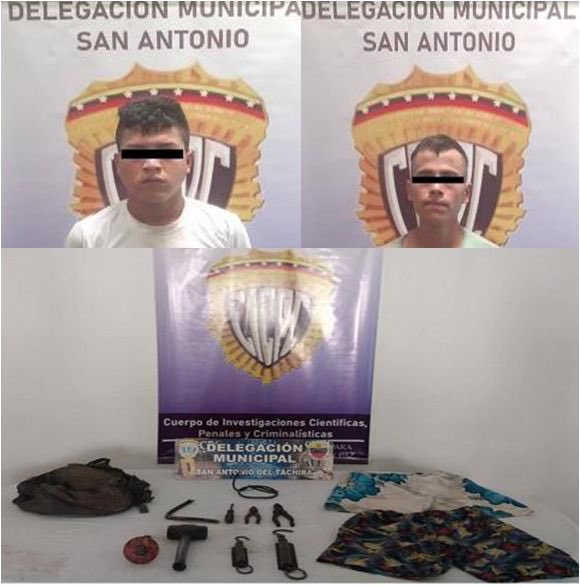 Por hurto de cableado eléctrico fueron capturados cuatro hombres en el Táchira. 
instagram.com/p/CaFwbB2lMv8/… #Cicpc #ResistirEsProducir