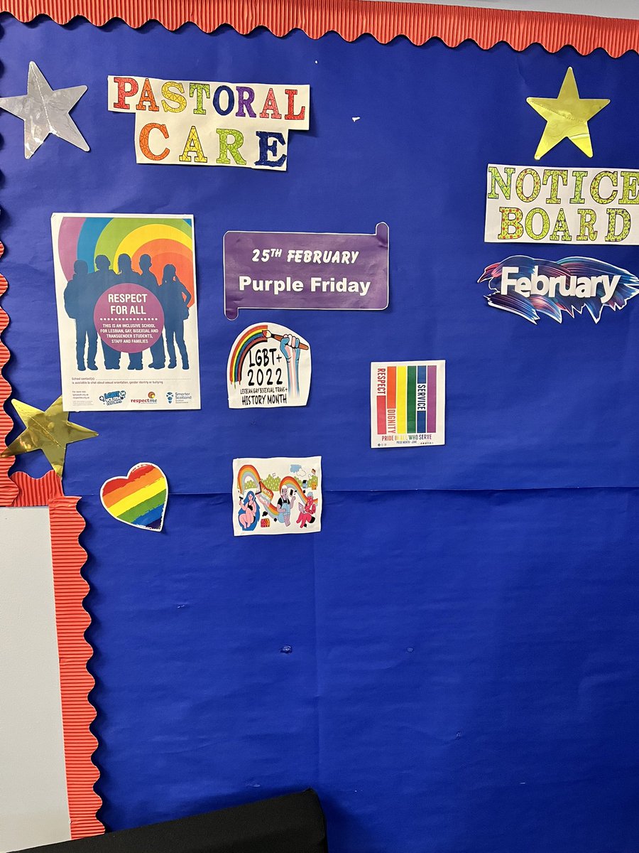 Our new display in pastoral care is taking shape nicely.