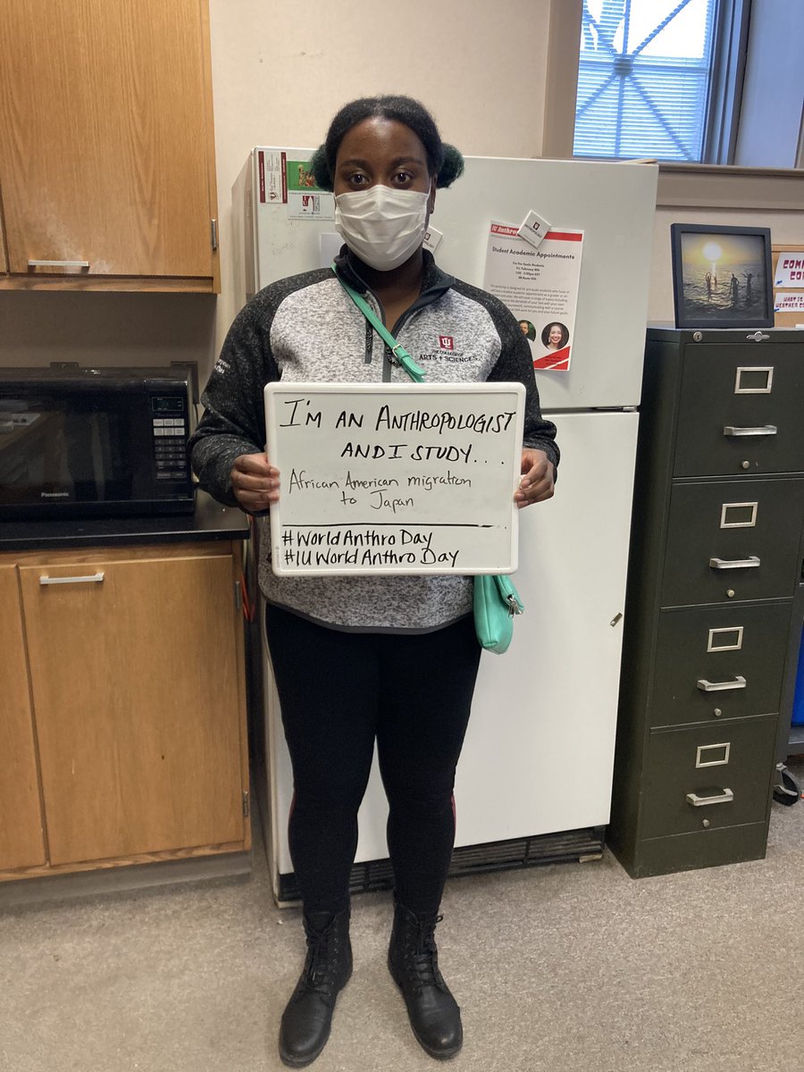 Teeka is a PhD candidate writing her dissertation on African American migration to Japan. #WorldAnthropologyDay #IUworldanthropologyday