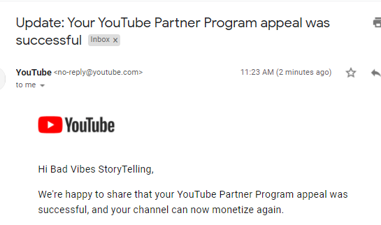 BadVibesYOUTUBE's tweet photo. Everyone!! Thank you for the support! 
I was remonetized!! now lets get @Timesix_  fixed!! https://t.co/t9ZZUTCaWP
