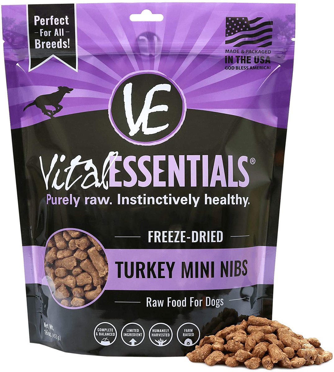 onlinework78's tweet photo. Vital Essentials Freeze-Dried Turkey Mini Nibs Dog Food, 16 oz https://t.co/fv5sTkZHzy 
HEALTHY TURKEY DOG FOOD: Gobble it up! Turkey meat is a lean and healthy source of protein, rich in vitamins and minerals. Our turkey dog food is USA made, responsibly sourced from farm raised https://t.co/K8m8iemkTC