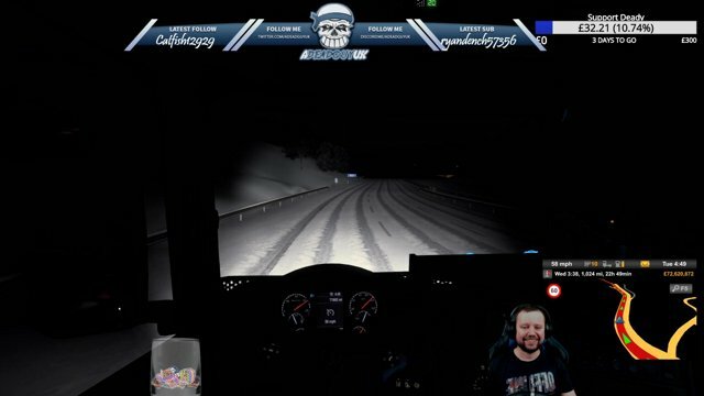 BvarGaming's tweet photo. BVAR Streamer ADeadGuyUK now streaming Euro Truck Simulator 2 https://t.co/a1C7y9tRgD Give him the #BVAR love! https://t.co/Q1rdOYquHy
