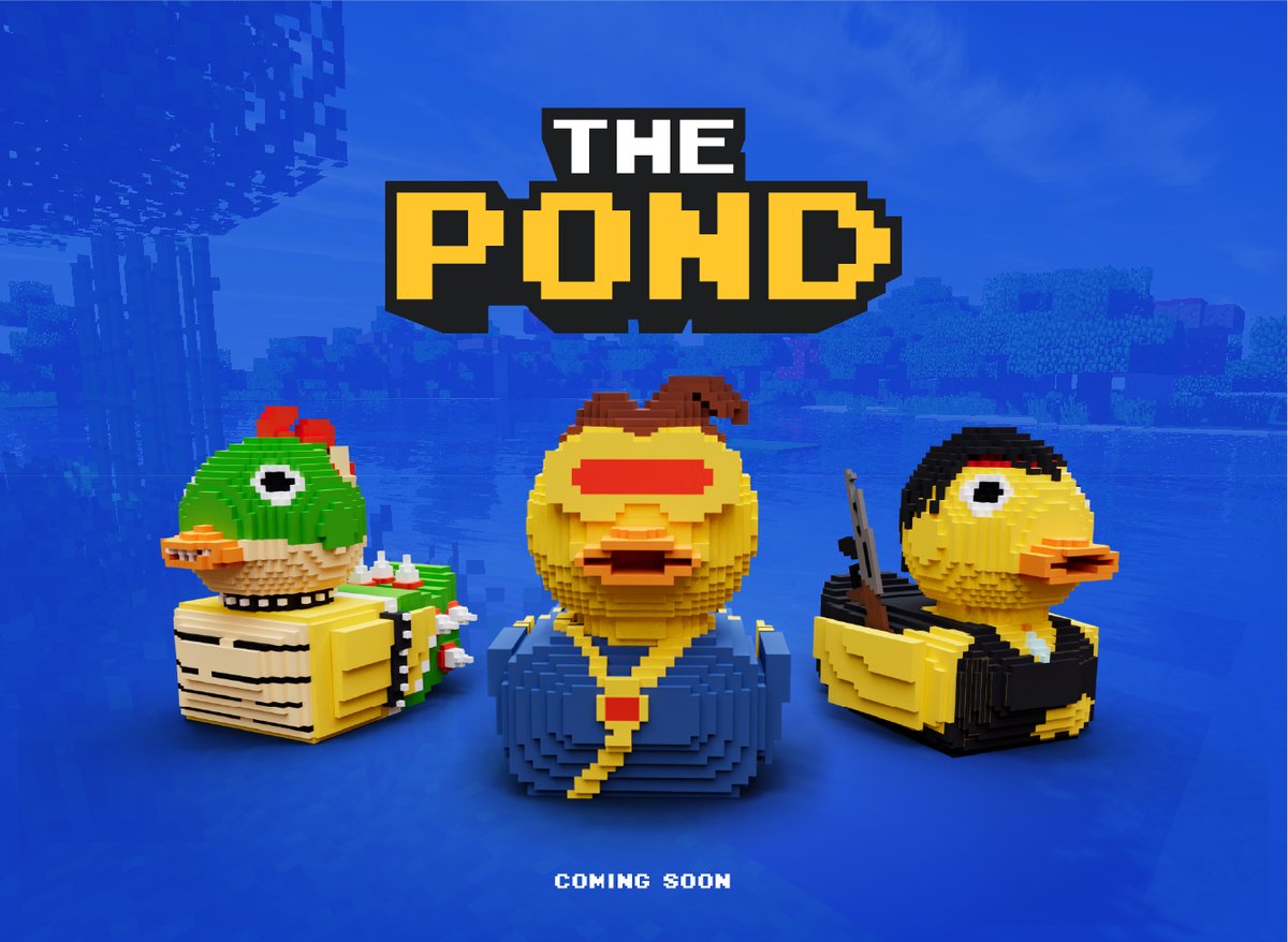 See you at THE POND. <a href="/TheSandboxGame/">The Sandbox</a> #quack