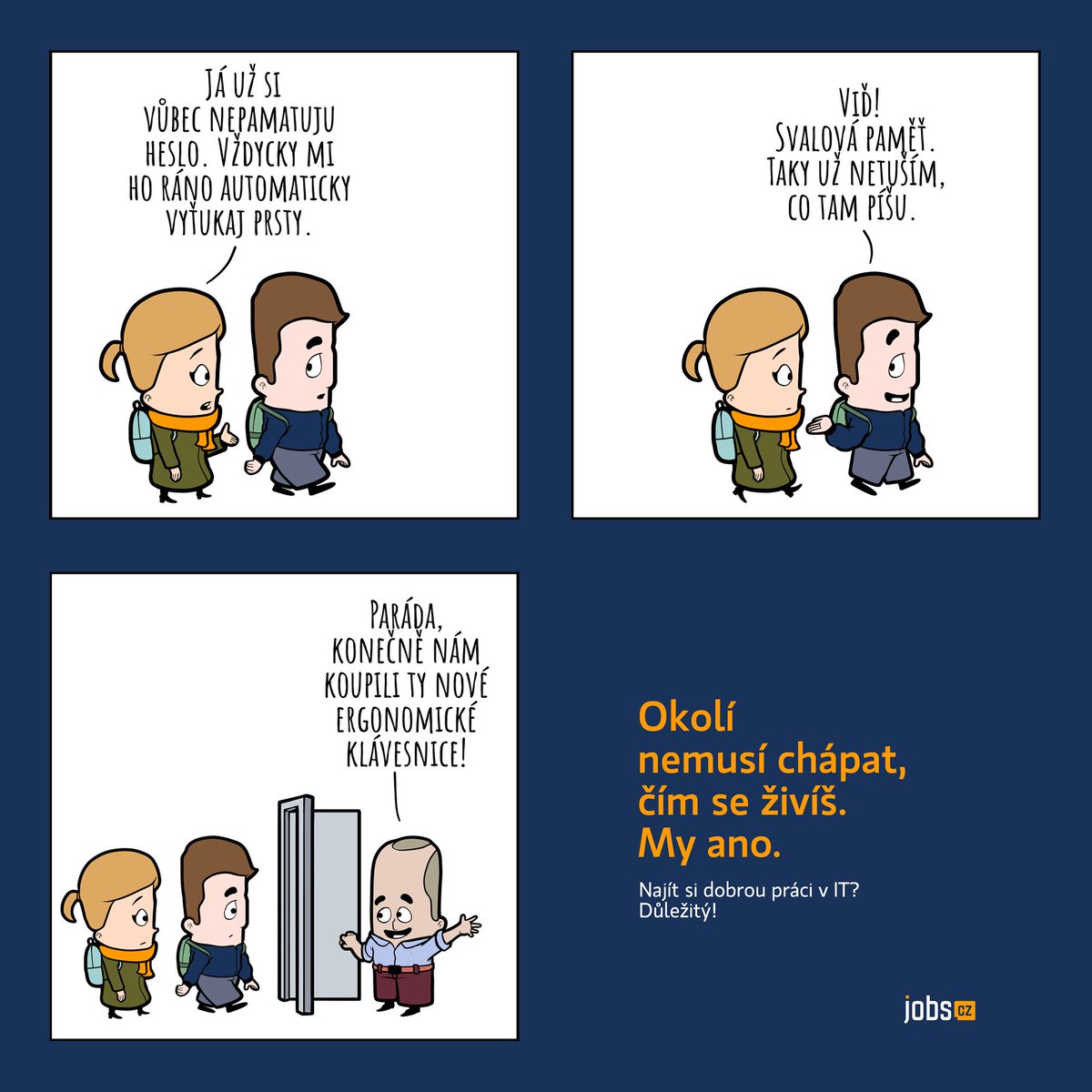 Máš v3 5vém CV víc než pár čís3l, k4pitálku a j3d3n sp3ciá!ní znAk? Kl1kni, a n4jdi si l3pší práci v IT - dřív než řekneš "12345"!  ➡️ jobs.cz/digital ⬅️