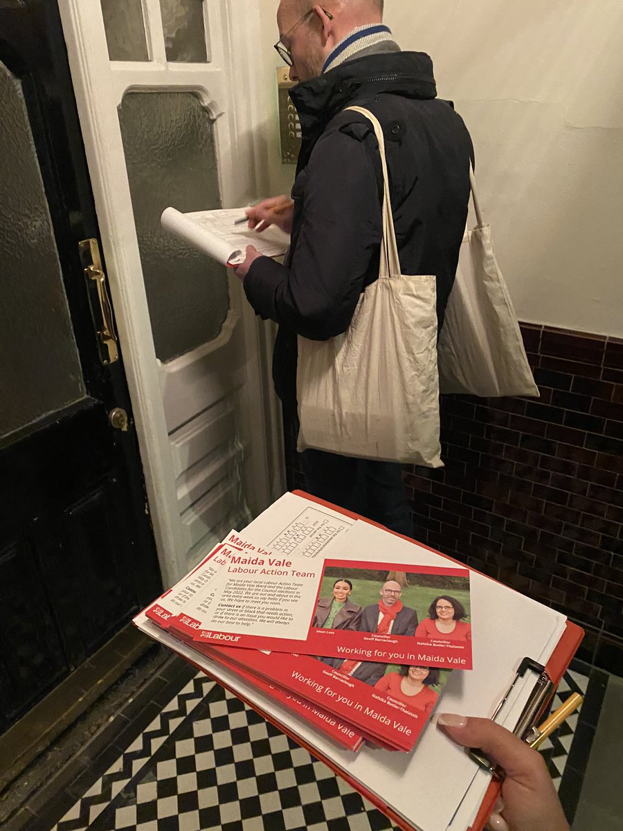 MaidaValeLabour's tweet photo. Out canvassing tonight in Maida Vale… the question is, how can we use the beautiful BBC studios for our community? 🧐 https://t.co/MIvMU1Nwgr