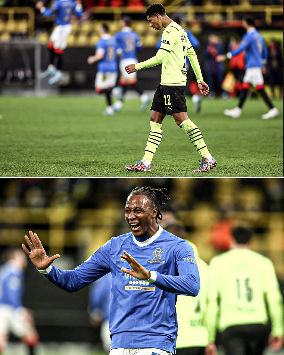 Rangers have just handed Dortmund their biggest-ever defeat in Europa League history 😳