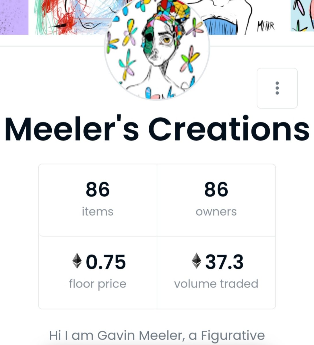 Back in August Meeler's Creations had a floor of 0.75 eth and everything sold out immediately and started flipping for crazy prices. It was crazy times and just to let you know, we will see this again 👀😏 just you wait