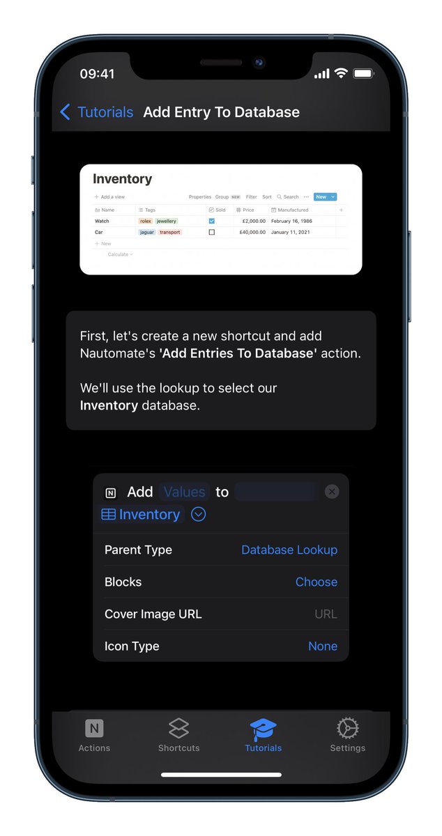 NautomateApp's tweet image. New build out with:
🐞 Bug fixes
📈 New action that converts database search results to CSV, Markdown Table or JSON 
🎓 New tutorials section (more soon)
💰 Paywall testing - please give it a try, you can’t be charged in TestFlight!
Keep the great feedback coming, thanks 👍🏻