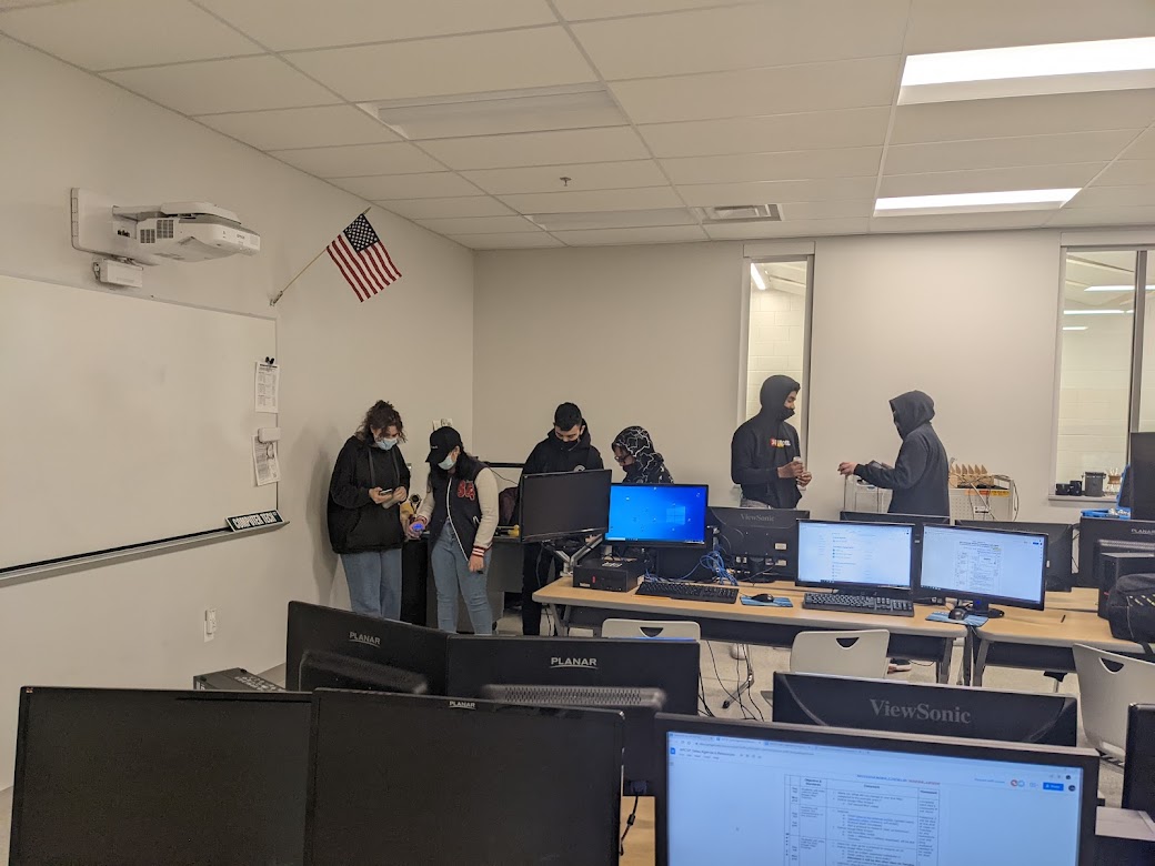 phsaoe's tweet photo. Team Red came in first place, and Team Water came in second, in today's #SpheroWinterOlympics Robot Curling tournament held in Patterson High School's AP Computer Science Principles class. @PHSClippers500 https://t.co/dcL7mFGd3Q