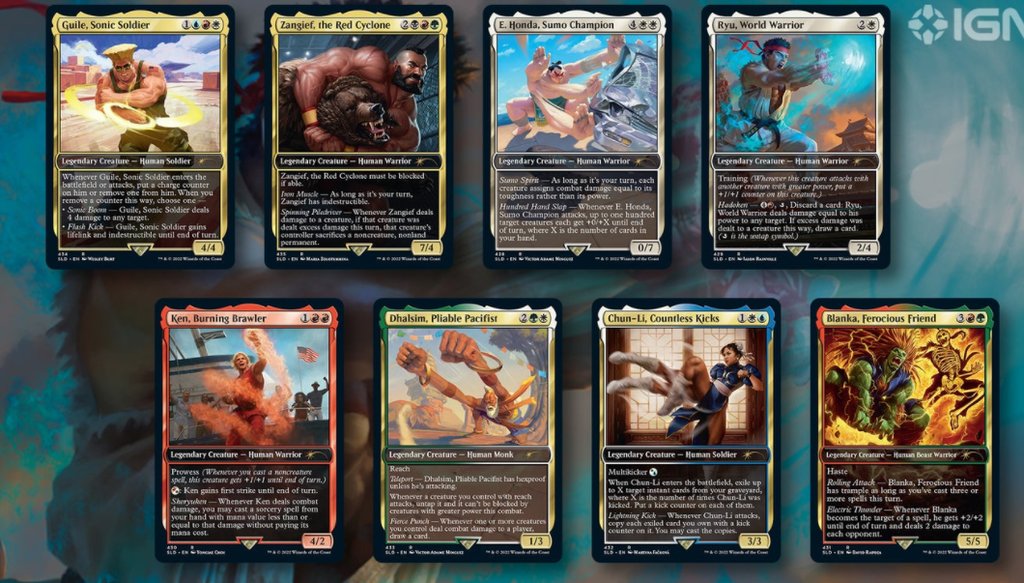 SaffronOlive's tweet image. Street Fighter Secret Lair drop revealed.