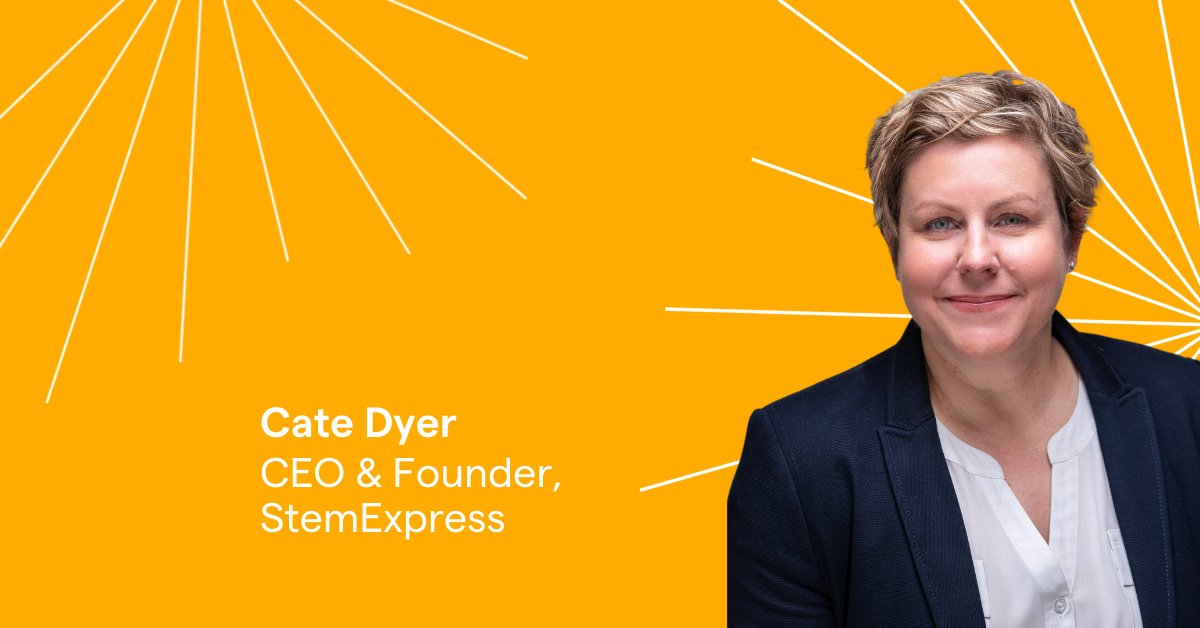 Biocom's tweet photo. The greatest piece of advice to entrepreneurs: don't get lost in the weeds. More sage advice from @CateDyer, CEO &amp; Founder of @StemExpress, &amp; what it takes to build a global company with a meager investment in our latest Member Spotlight 👉 https://t.co/u9vn6UNKzO https://t.co/RZn3vSvFDG