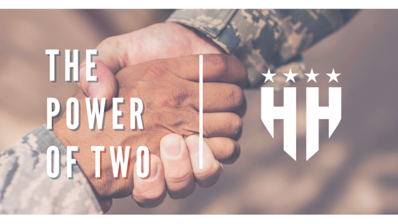 HireHeroesUSA's tweet photo. Embrace the #PowerofTwo. On February 22nd, become a monthly donor &amp; help veterans start their next chapter. 

Donate: https://t.co/wLnF1LrExp

#MoreThanAJob #Twosday #StrongerTogether #22222 https://t.co/MGTMDJvTQ2