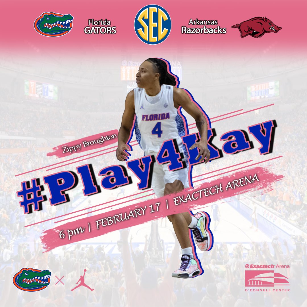 OConnellCenter's tweet photo. Ready to watch 17th ranked women’s basketball team in the nation?
Come to #ODome to support our @GatorsWBK TONIGHT at 6 pm!!! #GoGators #🐊🐗 #Play4Kay https://t.co/EOfkK9rIZI