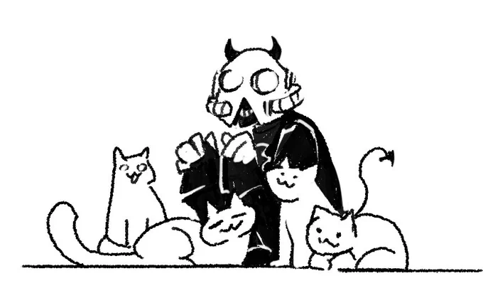 Ghoul with cats.
That's the post.
Enjoy. 
