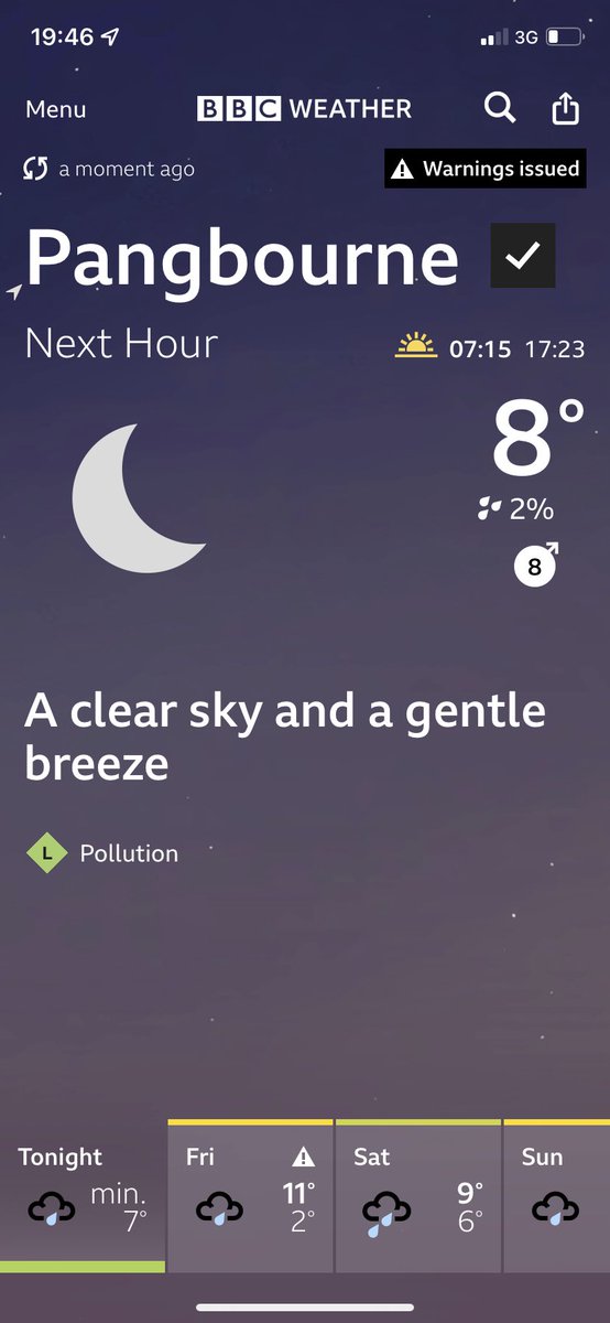 Literally calm before the Storm #StormEunice