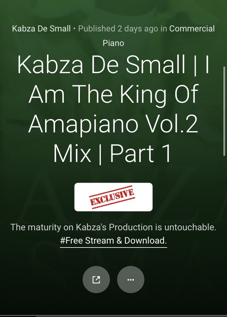 In_boxmusic's tweet photo. @KabzaDeSmall_ turns up the heat🔥🔥🔥

https://t.co/D2BPSHeoG3

Download - Share - Enjoy!!! 

#piano 
#pianohub 
#Amapiano https://t.co/Ghge2fm7Bn