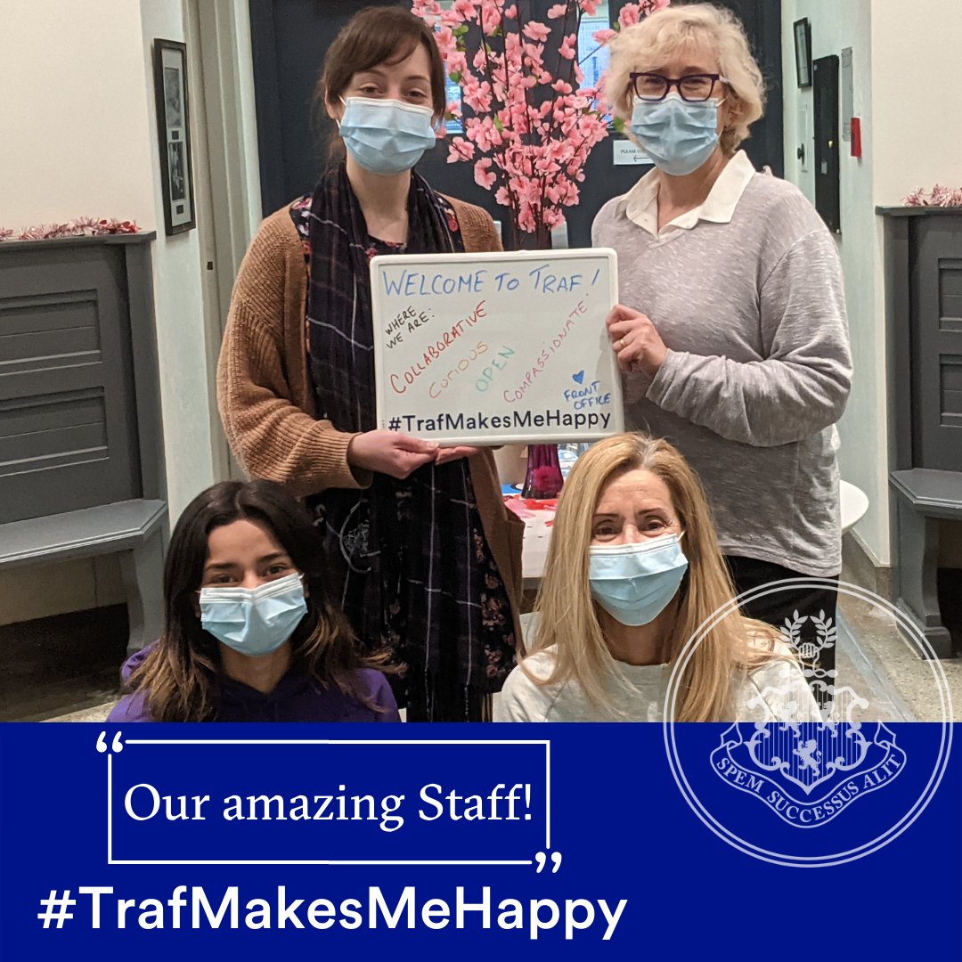 A happy school made happier by friendly, compassionate staff. Our front office staff are key to #TrafMakesMeHappy #GirlsEducation #AllGirlsSchool