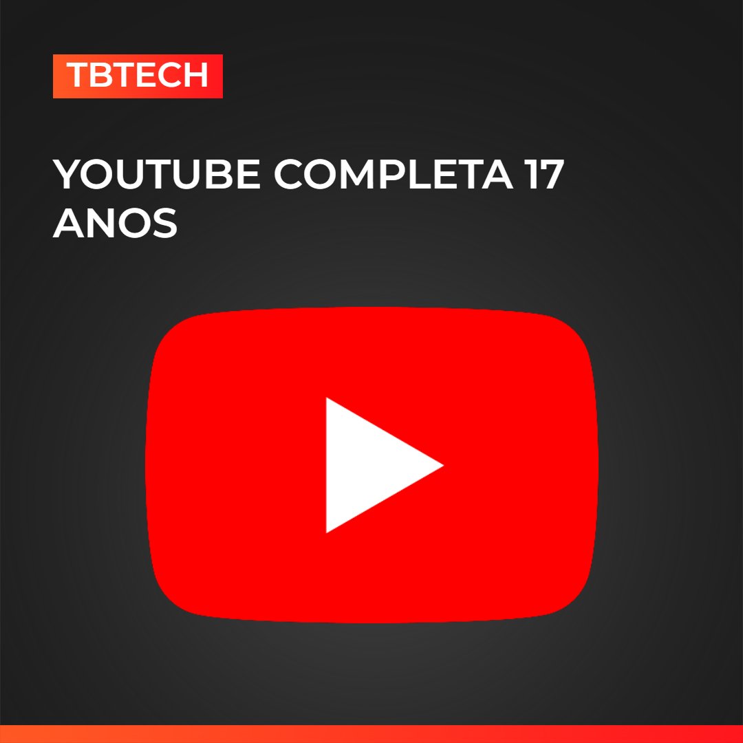 showmetech's tweet photo. No #TBTECH de hoje, comemoramos o aniversário do YouTube! https://t.co/XxVnByYSkN