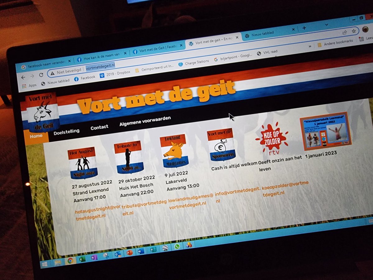 Met gepaste trots presenteren wij jullie onze nieuwe website vortmetdegeit.nl