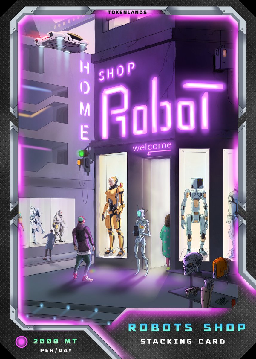 Waxpgiveaways's tweet photo. Tokenlands giveaway 🎉🎁
One Robots shop (epic) for one lucky winner 🤖
1️⃣ Follow @AayanNft and @TokenLands 
2️⃣ Like and retweet 
3️⃣ Put wax wallet in comments

Giveaway ends in 48h 🤩 https://t.co/SkCWER1Qdw