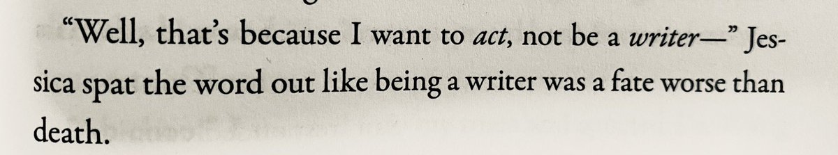 W_T_Brown's tweet photo. One of my favorite parts of writing DREAM, ANNIE, DREAM was including little jokes for friends to find. Like this one: 
#WritingCommunity #AuthorsOfTwitter #author #booktwt #BookTwitter #ironic #writerslife https://t.co/u1zThwzZau