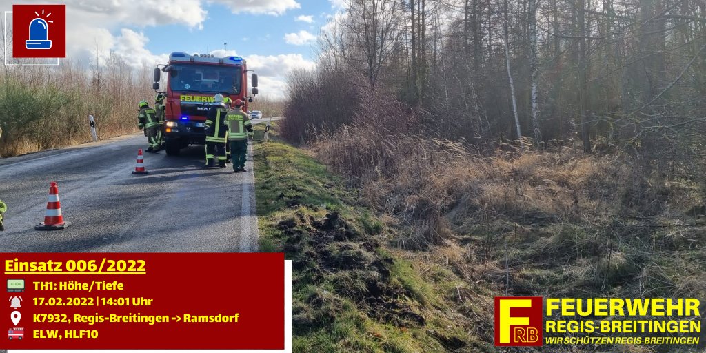 Auf der Straße Richtung Ramsdorf drohte ein Baum um zu stürzen. Wir beseitigten diesen mittels der Kettensäge.

Weitere Einsatzberichte finden Sie auf unserer Website unter: ff-regis-breitingen.de 

 #imEINSATZfürREGISBREITINGEN #WIRfürREGISBREITINGEN #RegisBreitingen112
*fg