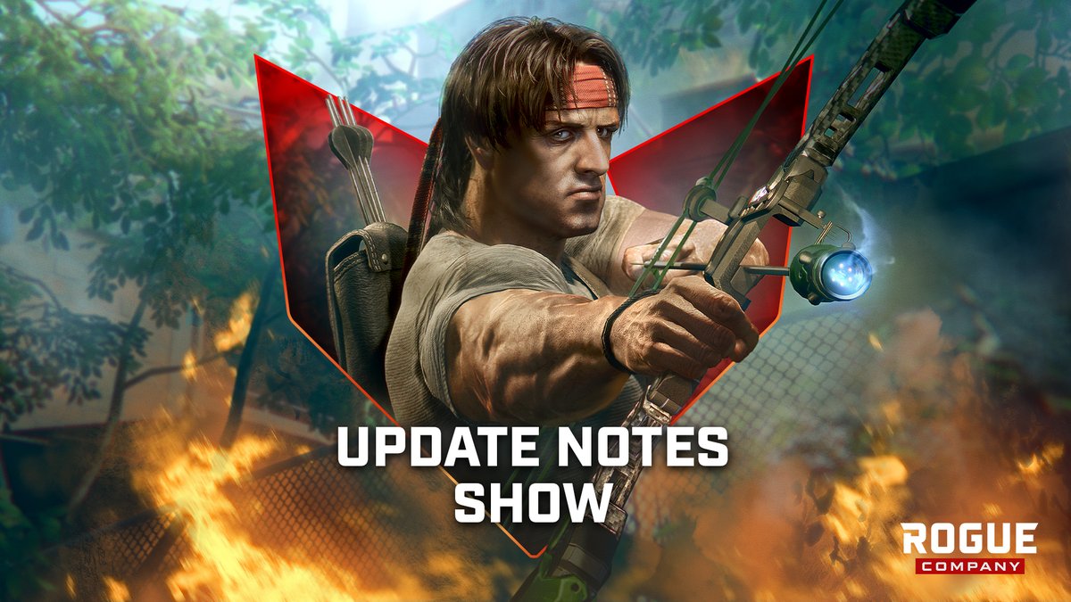 Don't miss a minute of the action, our Rambo King Cobra Update Show is starting NOW!

Join us now for the full reveal of our latest crossover &amp; upcoming release.

📺 twitch.tv/RogueCompany