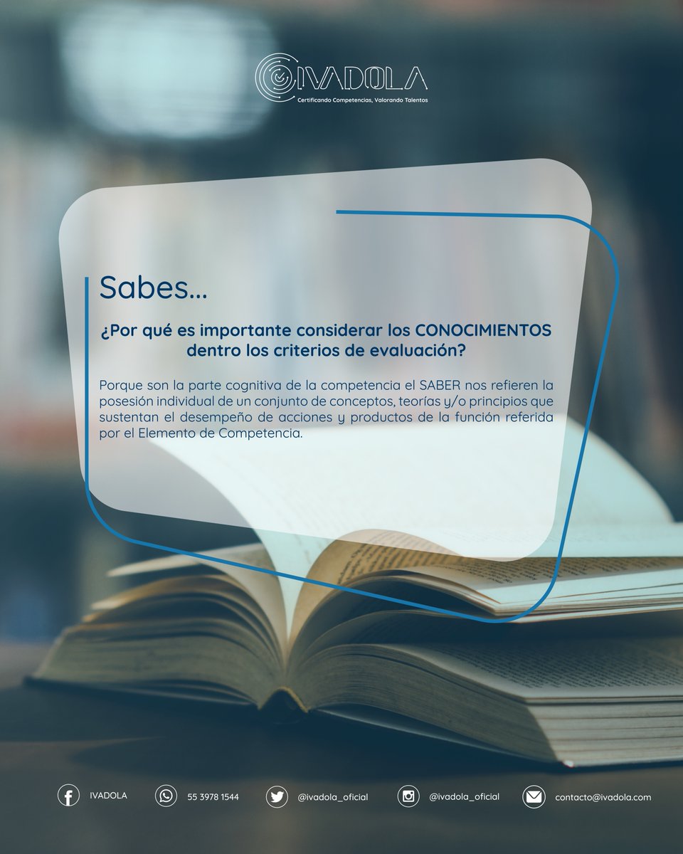IVADOLAoficial's tweet photo. @IVADOLA_oficial
¡Conviértete en un evaluador de competencias certificado! Regístrate para acceder a nuestro Seminario Gratuito próximo 21, 22 y 23 febrero 19:00 hrs.
#IVADOLA
#CertificandoCompetenciasValorandoTalentos https://t.co/cpARYfGygp