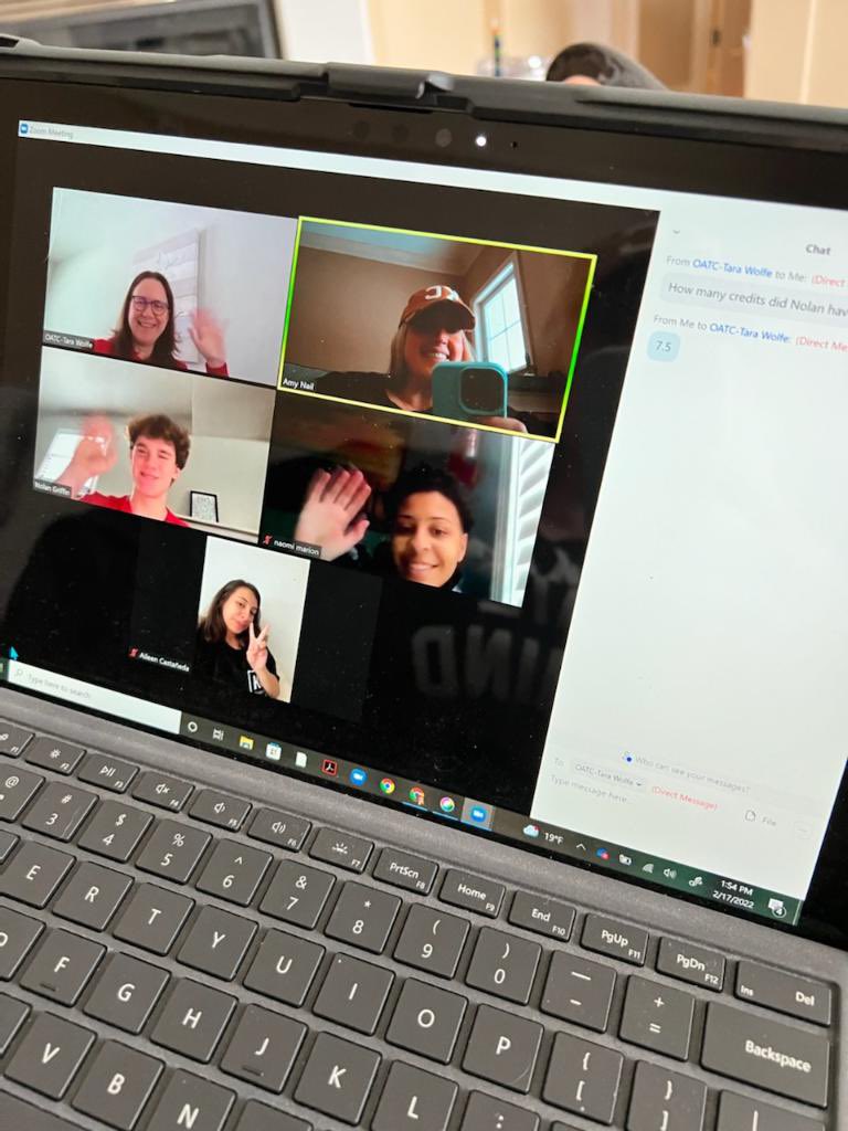This snow day isn’t stopping @tellanolan and our district Career Pathways Facilitator Amy Nail from working! They are on a mission to help Ss get their <a href="/KSDEcte/">KANSAS CTE</a> KS CTE Scholars applications completed &amp; submitted! #OlatheCTE