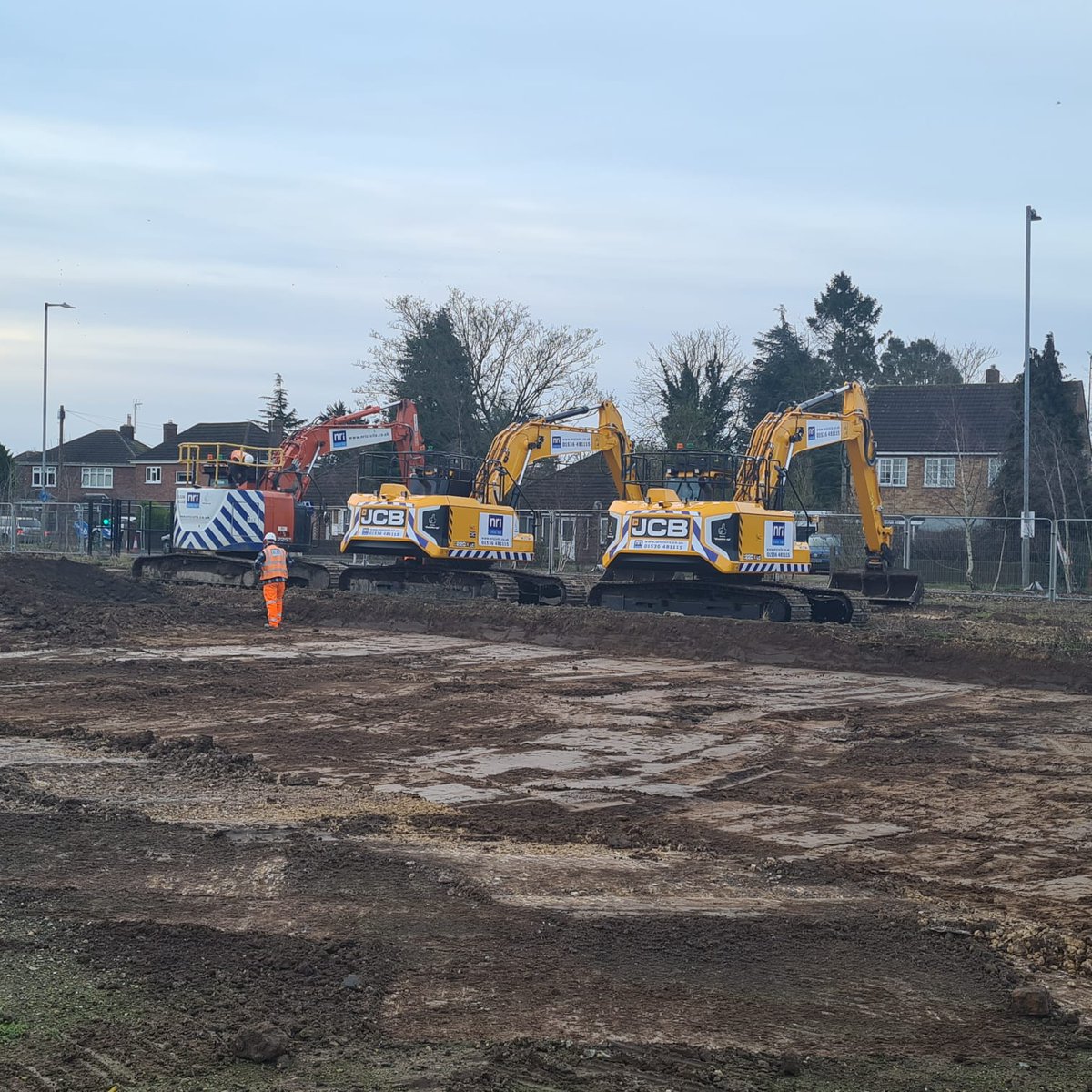 NRICivils's tweet photo. Our new excavators hard at it on site. https://t.co/xgmEr3UpLF