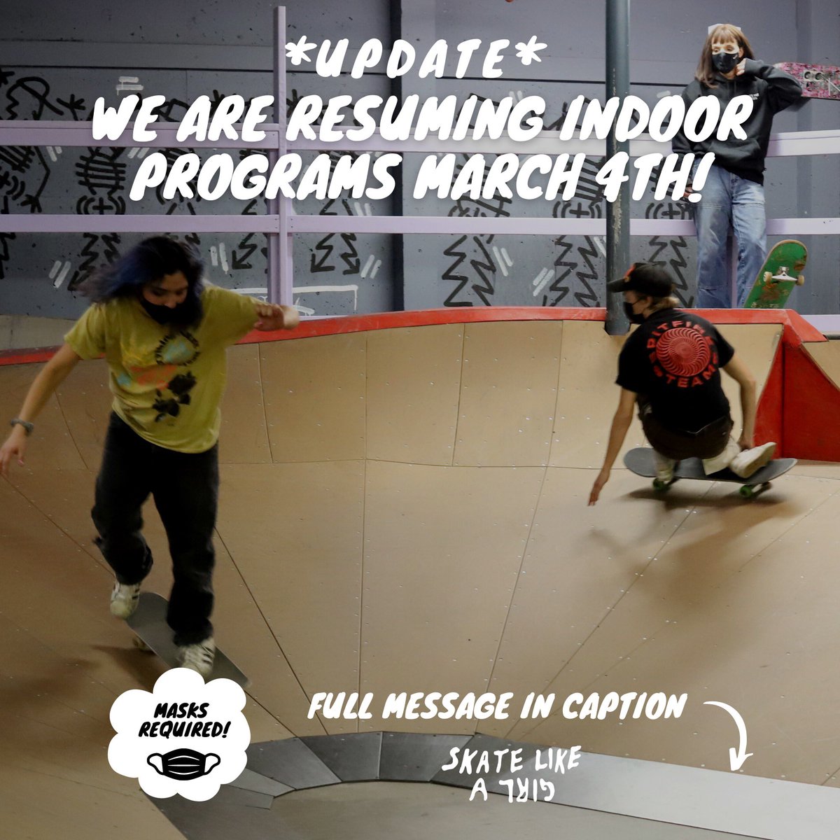 Starting March 4th, we are bringing back all programming and events in Seattle, Portland &amp; SF!
Safety measures are still in effect:
- Proof of vaccination or negative COVID test
- Masks required
- No contact

Thanks again for your support and patience! (Check IG for full message)