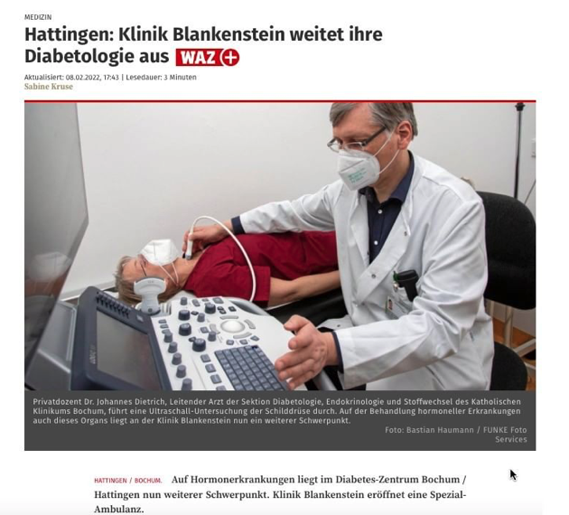 drjwdietrich's tweet photo. Heute haben wir unsere zweite Ambulanz in #Hattingen-#Blankenstein @klinikumbo eröffnet – die erste universitäre #Endokrinologie Hattingens und des Ennepe-Ruhr-Kreises. https://t.co/FWPhHjE9h5 https://t.co/uPecFOFPvF https://t.co/8Cyp6zam7d