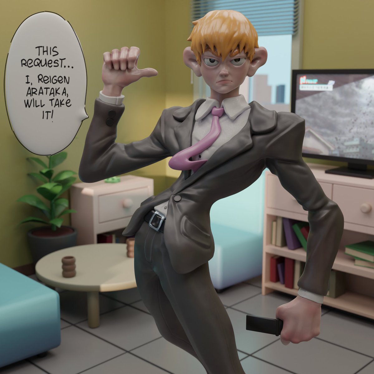 Arataka-sensei!!!👨‍🏫👻🆒

This is my first fanart in my life btw
<a href="/MobPsychoOne/">Mob Psycho 100 EN</a> 
 
#mob #mp100 #mobpsycho100 #reigen #reigenarataka #aratakareigen