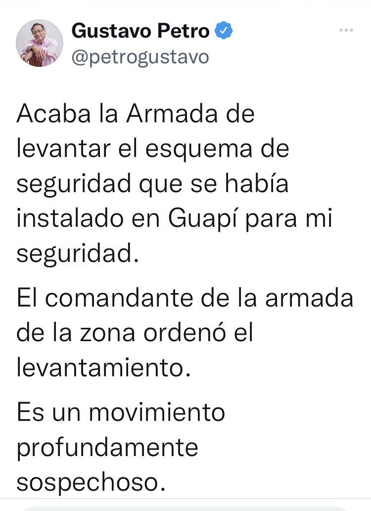 jul40412510's tweet photo. @petrogustavo @cielo_rusinque  @jarizabaletaf  @FicoGutierrez @Salu_Macallan8  @MariaFdaCabal @GustavoBolivar  @VickyDavilaH  @lcvelez  @ArmadaColombia  @Diego_Molano El mitómano cizañero además  showcero 🤡😀😀inventando cuentos y le toco borrarlo https://t.co/SZ7JUJ4Wp6