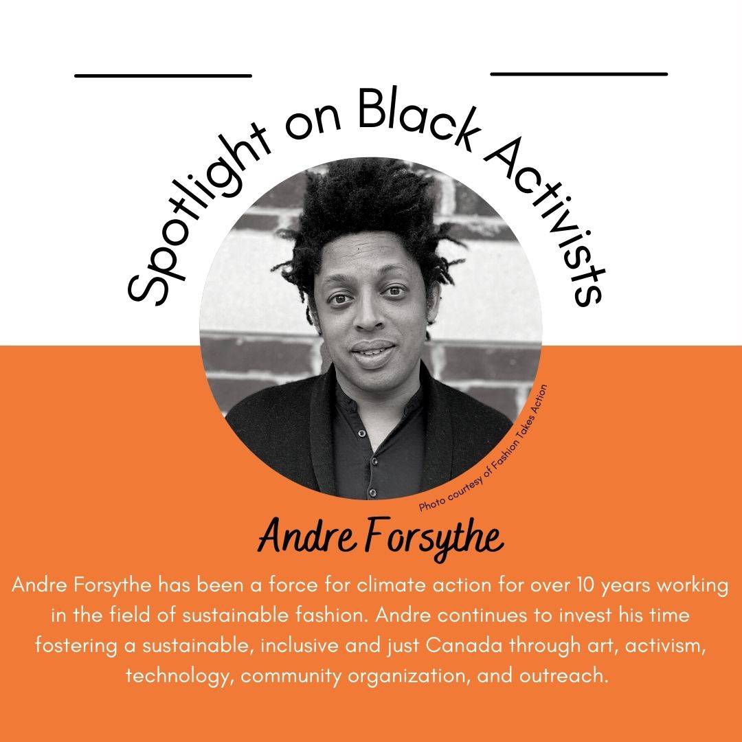 This week's #BlackEnvironmentalist Andre Forsythe shows us that climate action can be championed through art, fashion, technology and community outreach. #AfricanHeritageMonth