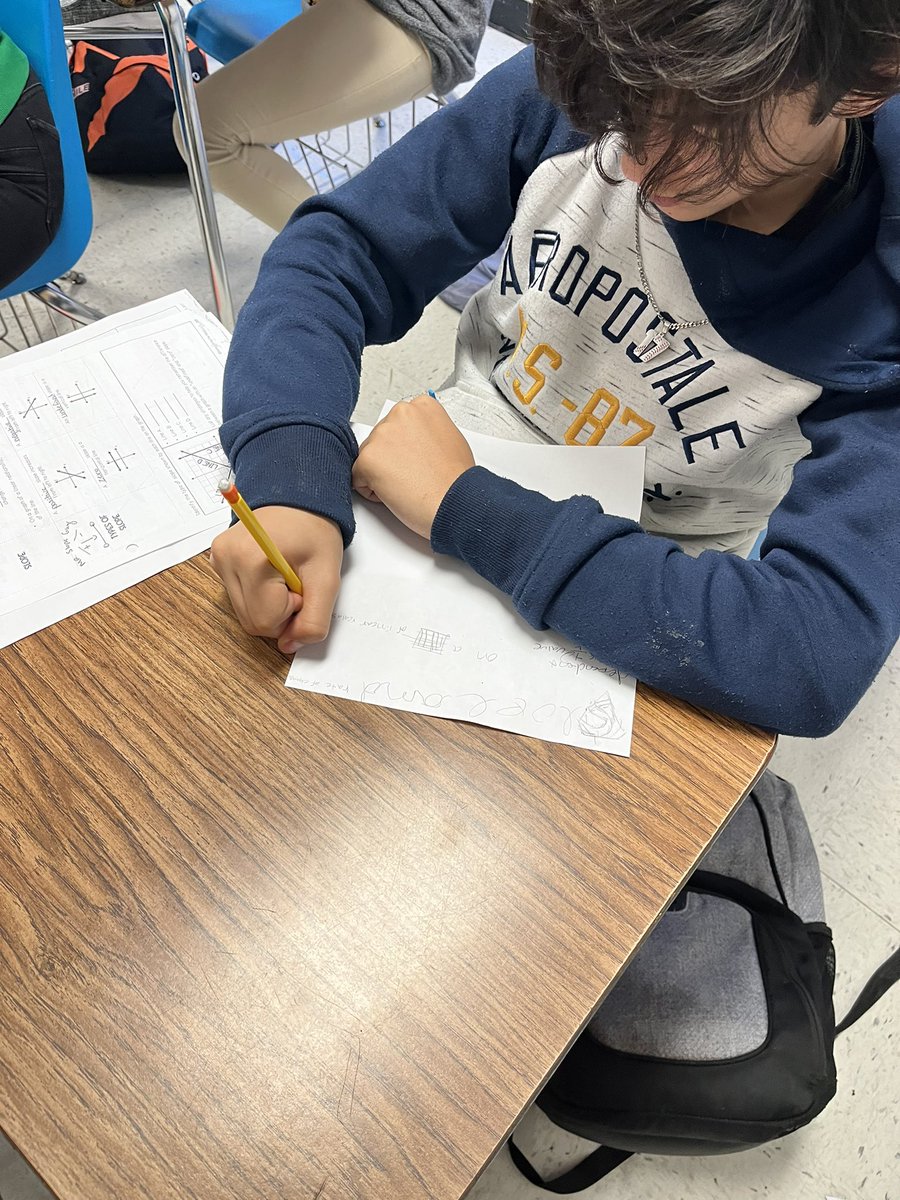 MallorieParks's tweet photo. @CrandallMiddle learned how to use sketch notes in math! #buildingupcms #mathrocks https://t.co/PEwgyS0Oyc
