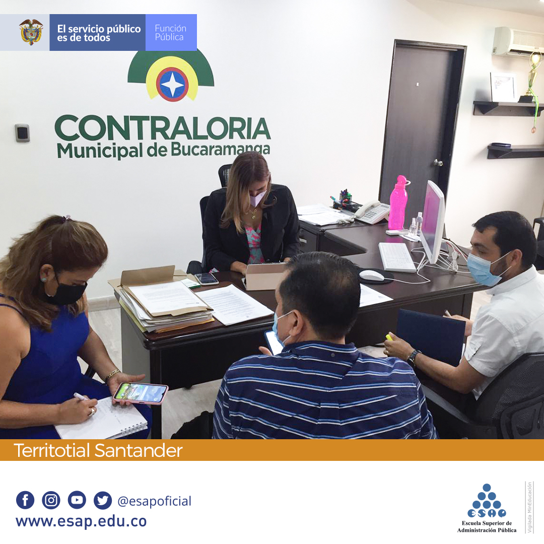 SantanderEsap's tweet photo. #EsapTerritorialSantander y Contraloría de #Bucaramanga se unen por la educación. 
Con una importante alianza formalizada en las últimas horas se iniciarán procesos de capacitación y formación para estudiantes de colegios públicos y funcionarios del ente de control. https://t.co/U6W7oDppeH