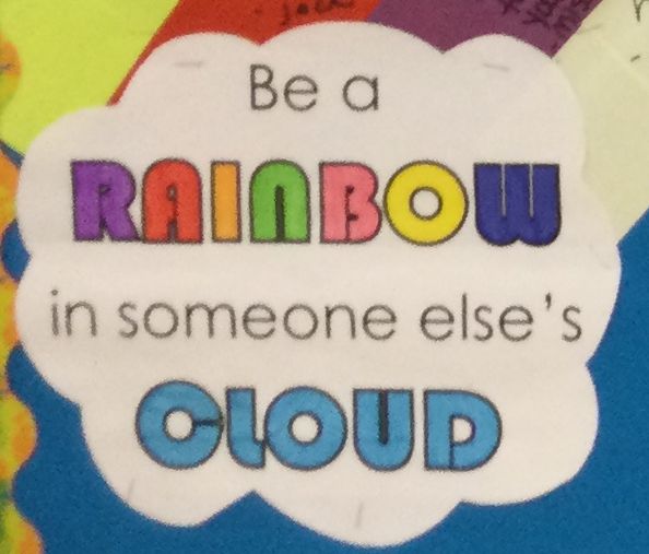 Mrs. Johnson's SK/Grade 1 class celebrated the 100th day of school. Throughout the week, they added to their rainbow of 100 ways to be kind. Their ideas were inspirational.