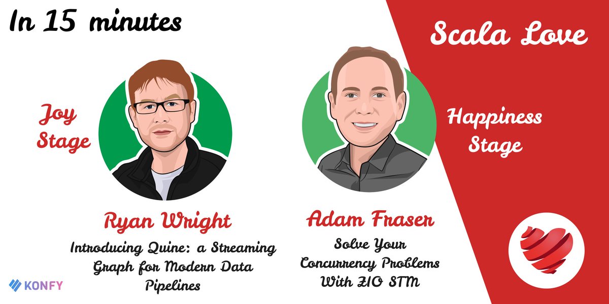 Scala Love ❤️ (@scala_love) on Twitter photo In 15 minutes at #scalalove: together with <a href="/rrwright/">Ryan Wright</a> we will enter the world of databases and stream processing systems; <a href="/adamfraser/">Adam Fraser</a> will present how ZIO STM solves all the problems with bugs. In 15 minutes at #scalalove: together with <a href="/rrwright/">Ryan Wright</a> we will enter the world of databases and stream processing systems; <a href="/adamfraser/">Adam Fraser</a> will present how ZIO STM solves all the problems with bugs.