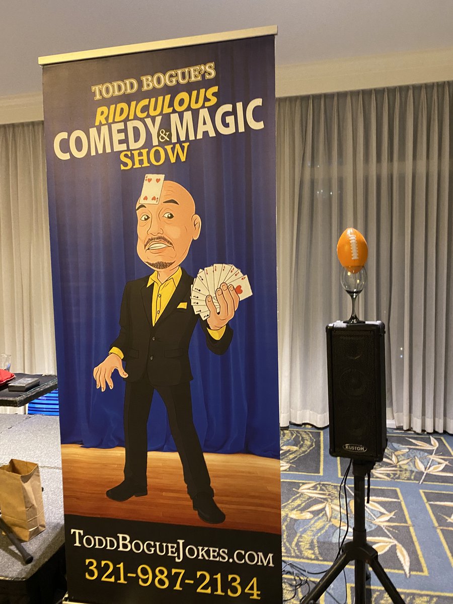 Check out The Comedy and Magic of Todd Bogue at #ShoresResort on Thursday nights at 7:00pm. 

$15 per person - only available at the door, family-friendly.