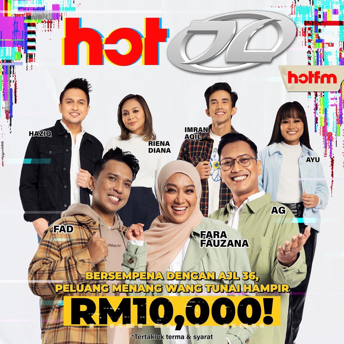 hotfm976's tweet photo. Get ready gais! Bersempena dengan AJL36, minggu depan HotFM nak bagi korang peluang untuk menang wang tunai hampir RM 10,000! 🎉🎉🎉 

#HotJL https://t.co/haz9siA5ox