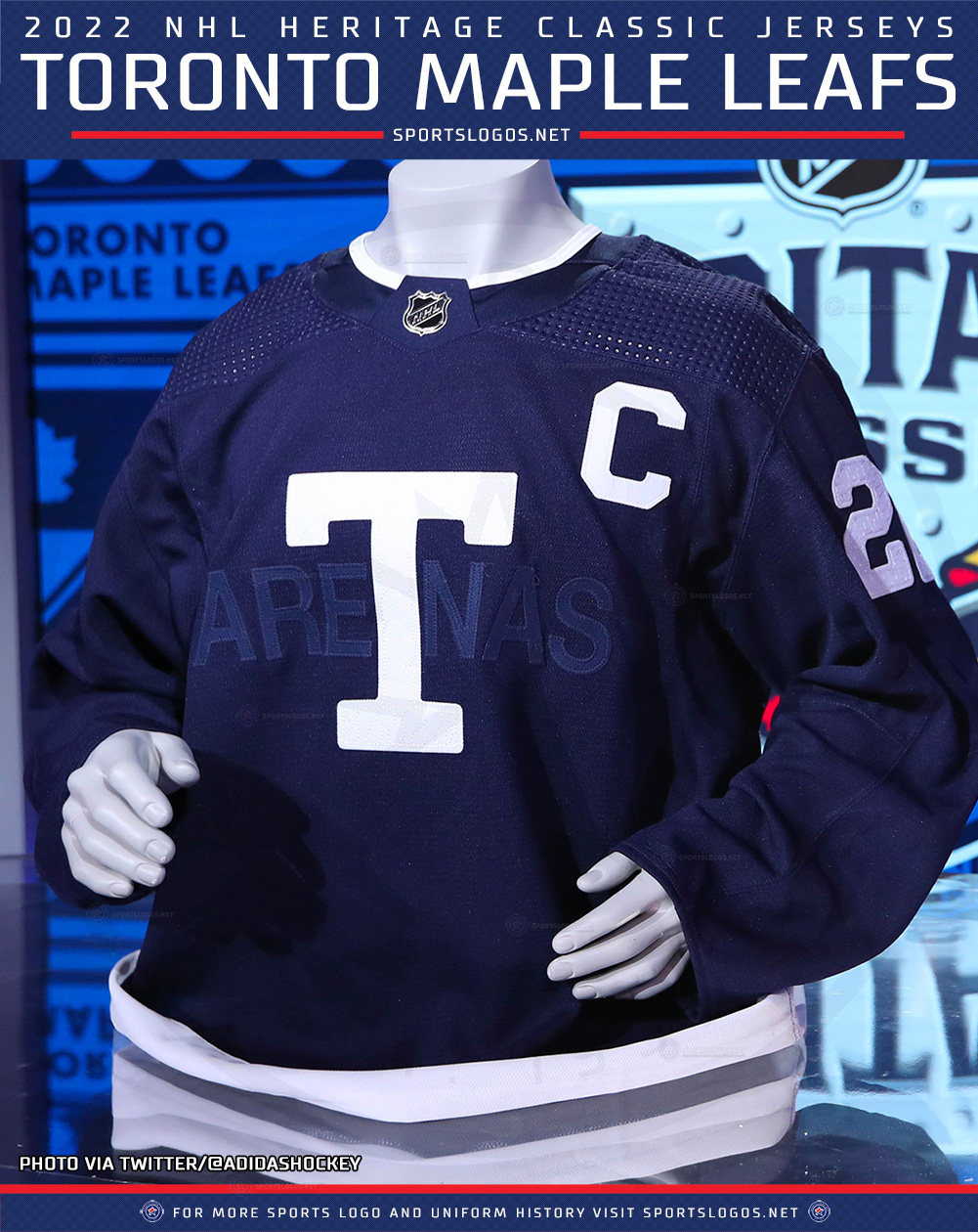 Toronto Maple Leafs Jersey Evolution Clock