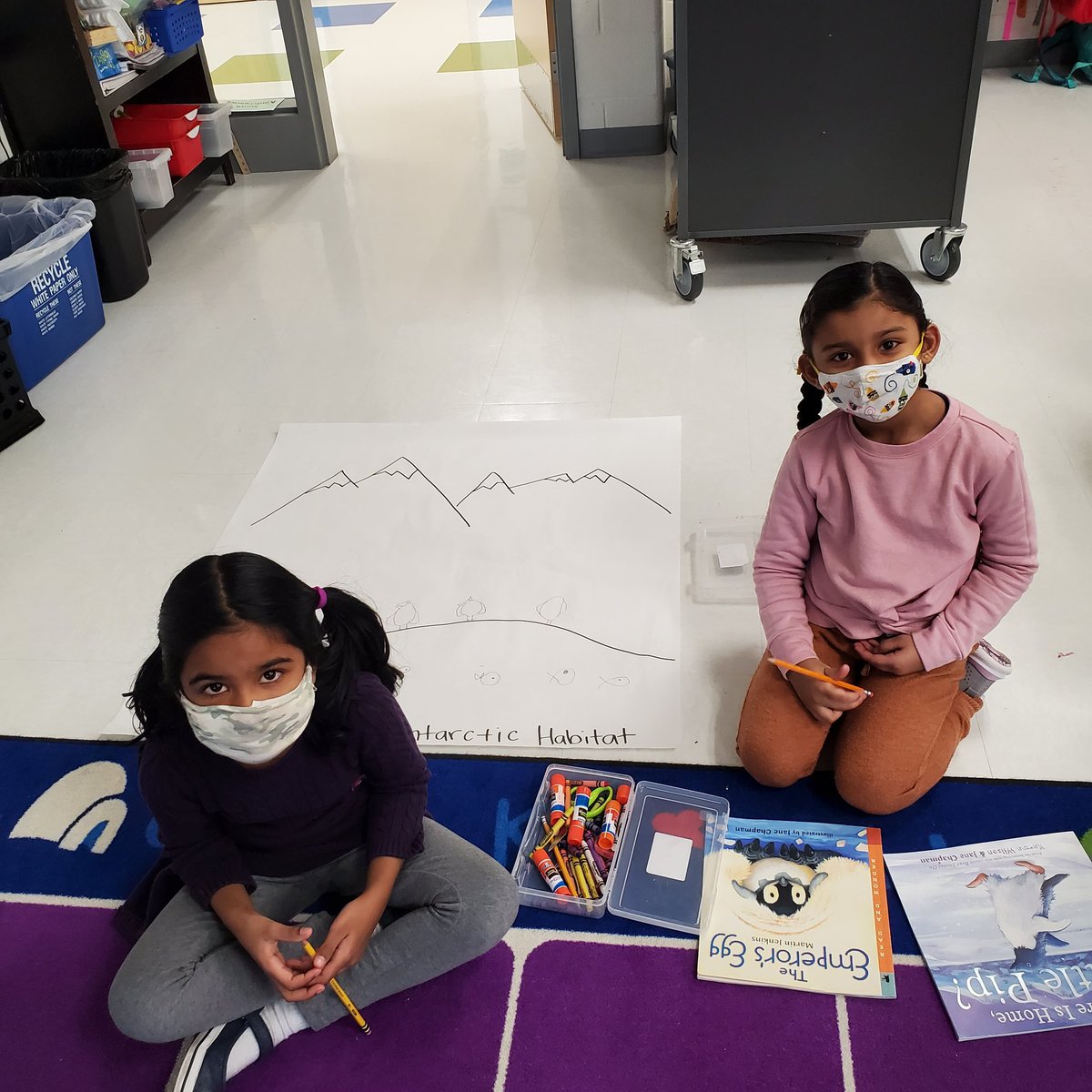 mrslsmithGPES's tweet photo. We picked animals to make a habitat mural for. They used their knowledge of animal needs to ensure the mural included everything their animal needed to thrive. We will program ozobots to travel through the habitat!#GoGPGators @GoshenPostES #PBL #VOICEANDCHOICE #kinderscode https://t.co/XYIcppzGx3