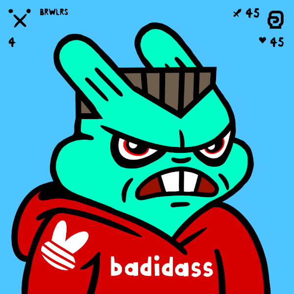 BadBunniesNFT's tweet photo. The og Bad Bunnies collection has some fantastic, funny and some times menacing faces! 
which one of these face trait is your fav?
-Thug life
-Rage
-DOTD
-Bad Bunny https://t.co/7oqwHn6UxE