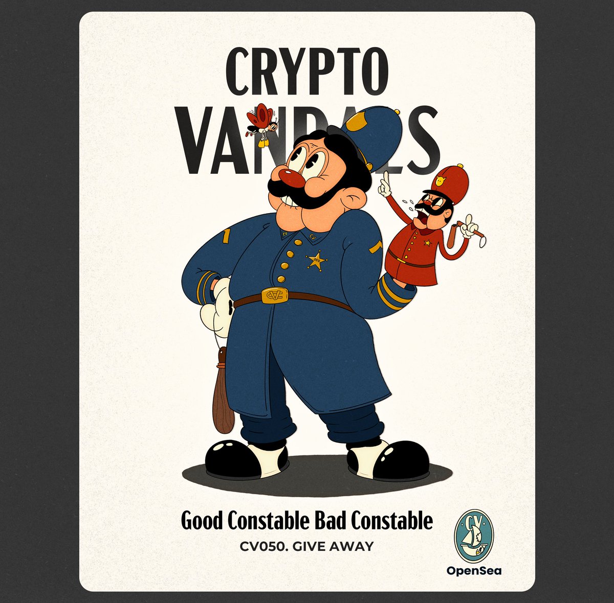 crypto_vandals's tweet photo. Everyone! 
@crypto_vandals has decide to giveaway CV050 to one lucky winner in the community! Retweet this news, tag your friends and follow us!  

Join the community https://t.co/kmnFsC7H31 to enter!

Best of luck to everyone, you have 48 hours to enter! Love 💀🎺 https://t.co/uOcrp3cgcE
